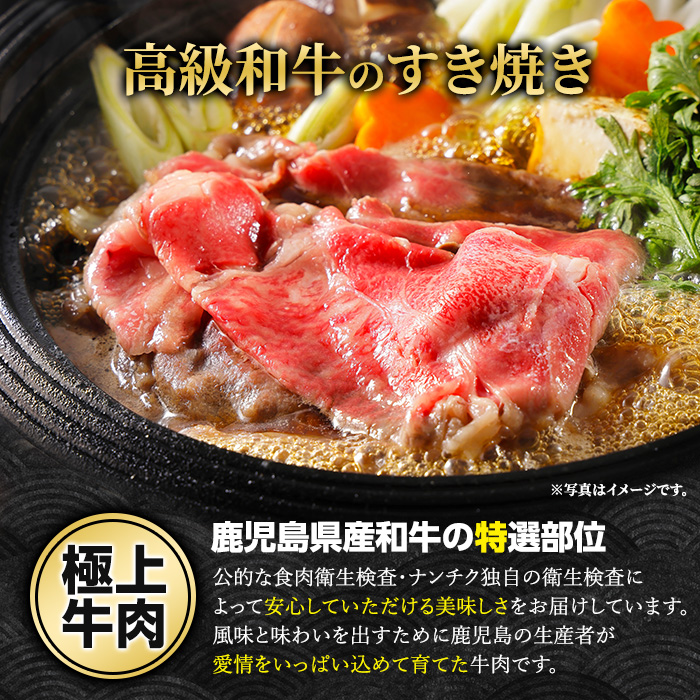 鹿児島県産 黒毛和牛 食べ比べ（ カタロース ・ モモ ） (計600g・各300g)【ナンチク】nanchiku-1309