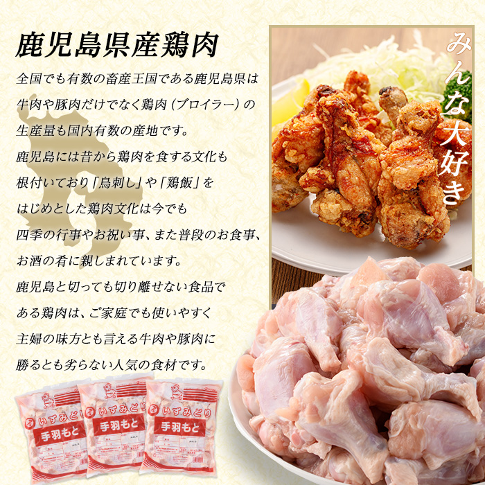 若どり手羽元(計12kg・2kg×6袋)  鶏肉 小分け 冷凍 手羽元 【まつぼっくり】matu-6097