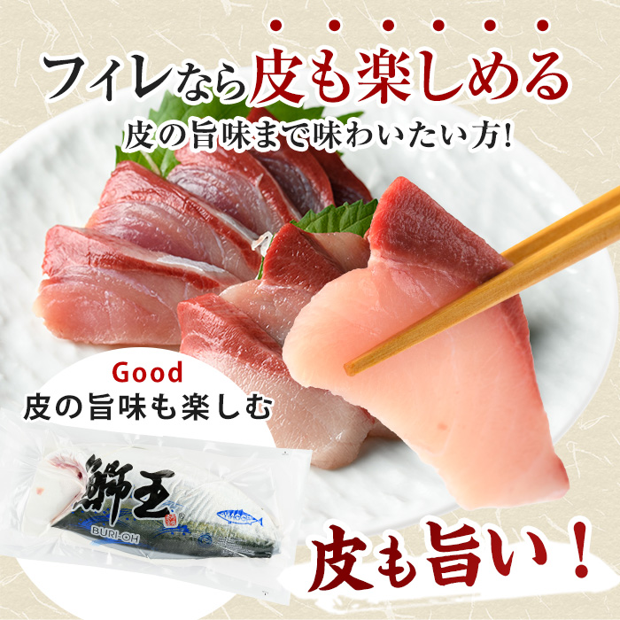 ＼年末発送 先行予約／＜数量限定＞【2026年12月28日発送】『旅サラダ』で紹介ぶりの王様「 鰤王 」 フィレ 半身 (約1.2kg〜・フィレ1枚) 産地直送 新鮮 旨味が抜群の 長島町 特産品 ブランド ぶり 鰤 ブリ 切り身 真空 冷蔵 刺身 ぶりしゃぶ しゃぶしゃぶ 魚 魚介 人気 ランキング 年末年始発送 【JFA】jfa-7006-28
