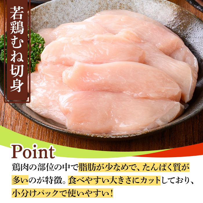 y536 鹿児島県産若鶏セット(合計2kg・もも、むね、ささみ) 国産 九州産 鹿児島県産 鶏肉 鳥肉 鶏 とり 若鶏 冷凍 もも むね ささみ ササミ 筋なし セット 詰め合わせ 小分け 真空 【TRINITY】