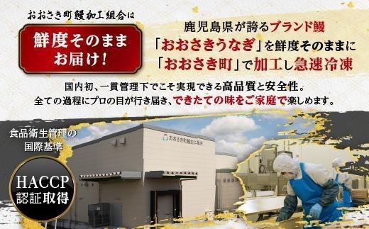 鹿児島県産うなぎ長蒲焼4尾