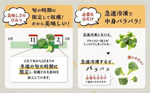 【定期便】 冷凍ブロッコリー （200g×6パック）×6回