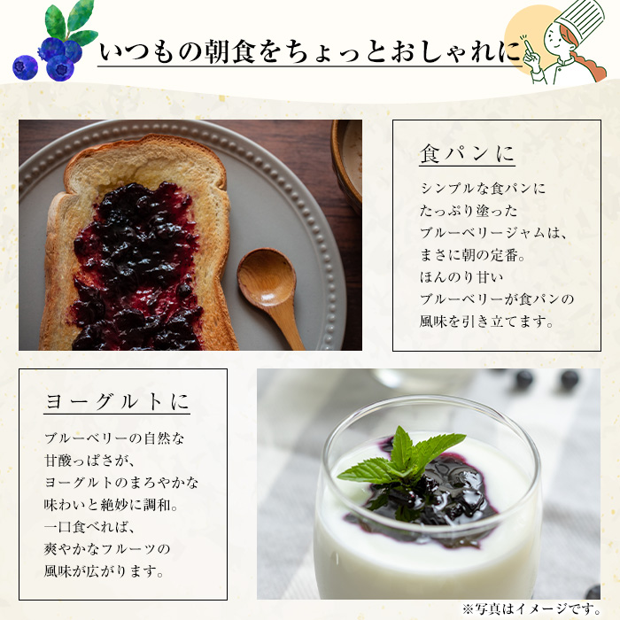【12161】贅沢な国産ブルーベリージャム(100g×6個・計600g)ジャム 瓶 果物 果実 フルーツ パン【村山製油】