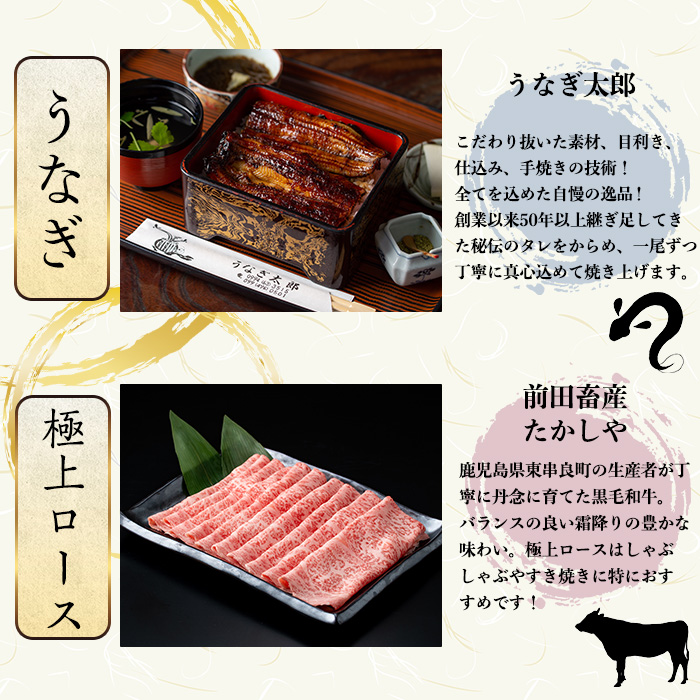 【1906103b】東串良町の美味しい！を贅沢に集めた4回定期便(3・4・5・6月) うなぎ 高級 ウナギ 鰻 国産 蒲焼 蒲焼き たれ 肉 牛肉 ロース しゃぶしゃぶ すき焼き マンゴー メロン アールスメロン 鹿児島 ふるさと 【東串良町】