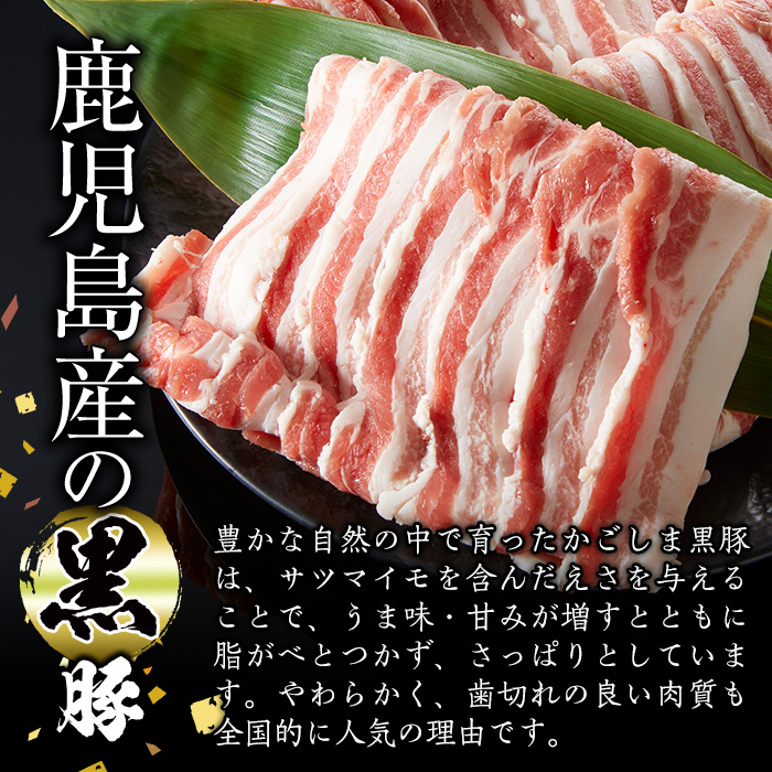【0153314a】かごしま黒豚ロースステーキ用(計1.2kg・150g×8枚) 国産 豚肉 肉 冷凍 ロース 鹿児島 とんかつ ステーキ【デリカフーズ】