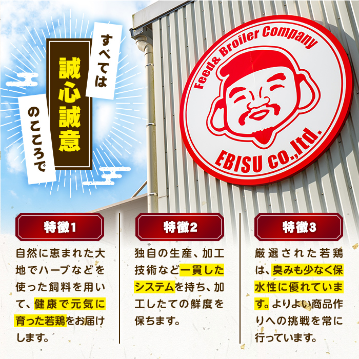 【0124804a】国産若鶏のモモ肉(計2.5kg・鶏モモ肉1枚×10P)鶏肉 鳥肉 もも肉 むね肉 おかず 小分け 国産【エビス】