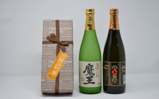 No.1271-1【期間限定】白玉醸造　魔王・白玉の露（4合瓶）と焼酎ゼリーのセット