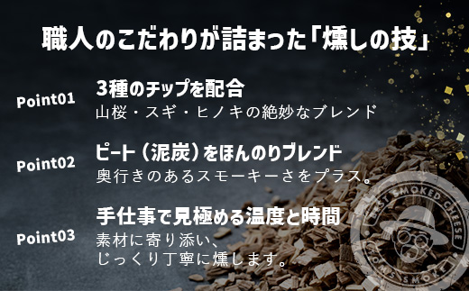 スモークチーズ 2種セット ハーフサイズ 約180g（プレーン90g・チェダー90g） TM-5│チーズ 国産 プロセスチーズ スモークチーズ 燻製 ブレンド おつまみ お酒のお供 鹿児島県 南大隅町 スモーク工房 Tom’s smoke