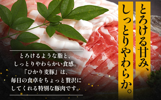 【スピード発送】鹿児島県産 ひかり麦豚 しゃぶしゃぶ 食べ比べセット ≪合計約2kg≫ （200g×10パック） トレーなし 冷凍 HM-2 | 最短 7日以内 1週間以内 肉 お肉 にく 豚肉 ロース 肩ロース バラ肉 冷凍 真空冷凍 産地直送 新鮮 国産 鹿児島県 南大隅町 ひかり麦豚直売所