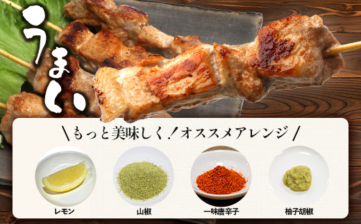 鹿児島県産 ひかり麦豚 串焼きとん 計32本 （4本×8パック）冷凍 HM-9 | 肉 お肉 にく 豚肉 焼豚 串焼 冷凍 BBQ おつまみ 加工品 真空冷凍 新鮮 小分け 産地直送 鹿児島県 南大隅町 ひかり麦豚直売所