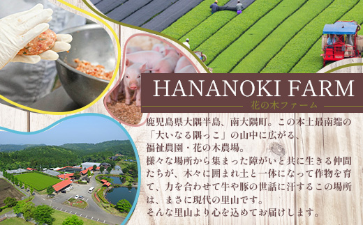 花の木農場 鹿児島県産 豚バラ しゃぶしゃぶ用 約1kg（500g×2パック）HK-9｜ 豚肉 ロース肉 精肉 しゃぶしゃぶ スライス 冷凍 国産 お肉 冷しゃぶ 農福連携 鹿児島県 南大隅町 第2花の木ファーム