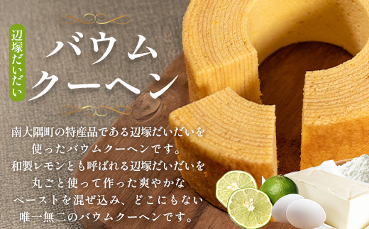 【2026年3月中旬から発送】だいたんな！とろけるスイーツセット& バウムセット（だいたんな詰め合わせ6個＋バウムクーヘン・≪極≫辺塚だいだい） SH-13| たんかん タンカン ソース ムース チョコレートムース ショコラ 辺塚だいだい ゼリー スイーツ フルーツ プリン バウムクーヘン バームクーヘン スイーツ ケーキ 焼き菓子 洋菓子 手作り 鹿児島県 南大隅町 31℃LINE花子