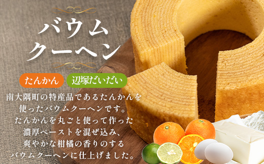 【全6回定期便】本土最南端よりだいたんなスイーツ定期便 SH-16 | たんかんゼリー チョコレートムース バウムクーヘン バームクーヘン ぷりん 果肉入り タンカン 辺塚だいだい 贅沢 ご褒美 フルーツ ゼリー 手作り おしゃれ 限定スイーツ ジューシー 冷凍 産地直送 オリジナル ギフトボックス 定期便 鹿児島県 南大隅町 31℃LINE花子