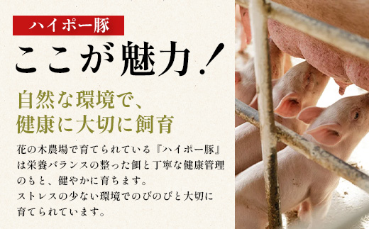 《全12回定期便》花の木農場【豚しゃぶセット】3種 約900g HK-23│12カ月 おとどけ 豚肉 しゃぶしゃぶ スライス バラ ロース モモ 3種 鍋 肉 国産 ノウフク 農福連携 鹿児島県 南大隅町 第2花の木ファーム