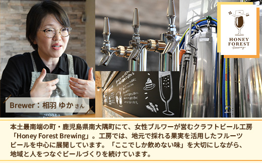 【数量限定！厳選２種】SunSunALE ６本セット HF-8｜クラフトビール ビール 酒 トマト パイナップル 希少 限定 手作り はちみつ 人気 詰め合わせ ギフト香り 呑み 晩酌 贈り物 330ml 鹿児島県 南大隅町 Honey Forest Brewing