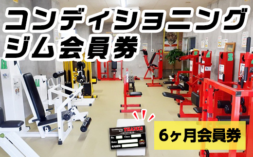 n362 ジム会員券(6カ月) 鹿児島県 中種子町 施設利用券 プレゼント ギフト チケット 健康 運動 トレーニング 体作り ジム 筋トレ 【コンディショニングジムTHANKS】