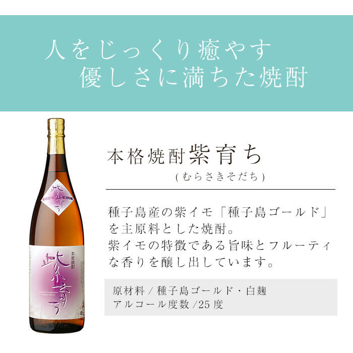 n023 四元酒造 焼酎セットE「島乃泉・紫育ち」(1.8L×各1本)