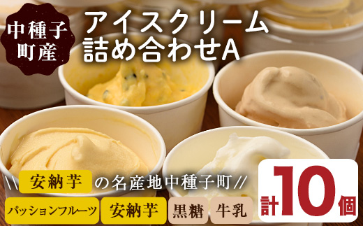 n014 アイスクリーム詰め合わせA(計10個)【ホテルレストラン公園通り】