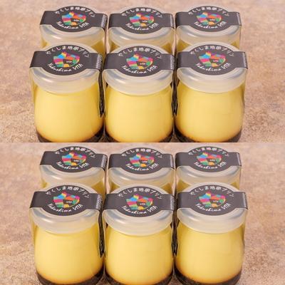 【ギフト用】【数量限定】やくしま地卵冷凍プリン 12個セット