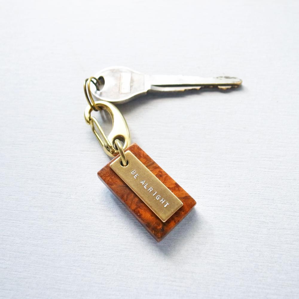 YAKU-SUGI〈S〉真鍮カラビナ〔MAMORI〕守