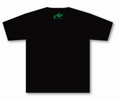 屋久島ウィルソン株ハートTシャツ (黒地／Sサイズ：男女兼用)