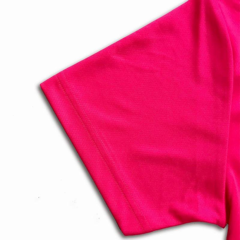 屋久島ウィルソンハートTシャツ (速乾生地ドライタイプ) 蛍光ピンク：Lサイズ