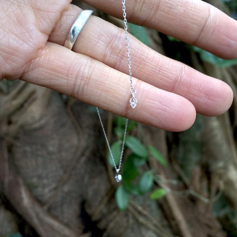 雨上がり ー雫ー（ネックレス）【受注制作】