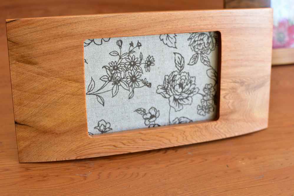 屋久杉 くり抜きフォトフレーム＜島屋工房＞