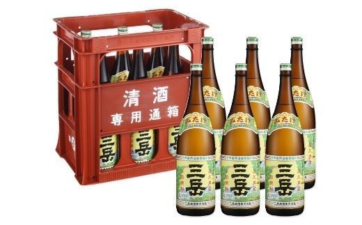 ＜2か月に1回お届け！定期便 全6回＞三岳1.8L 6本セット（プラスチックケース）