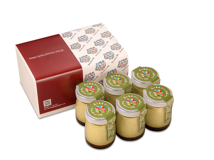 【数量限定】屋久島茶プリン＆黒みつ12個セット