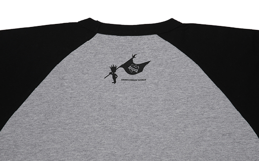 屋久島ウィルソン株ハートTシャツ (ラグラン／Lサイズ：男女兼用)