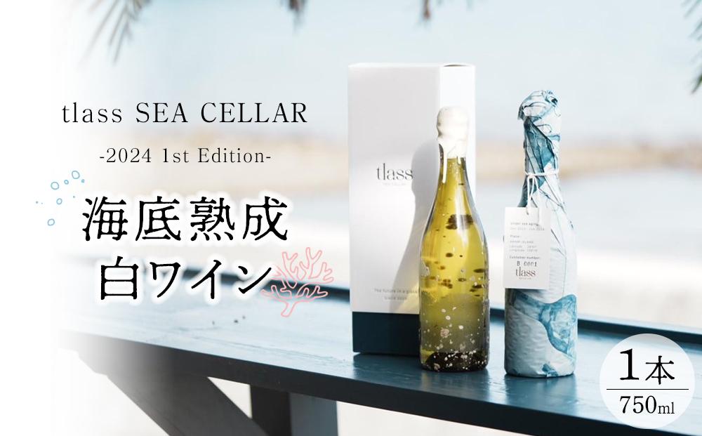 tlass SEA CELLAR -2024 1st Edition- 海底熟成白ワイン 750ml×1本