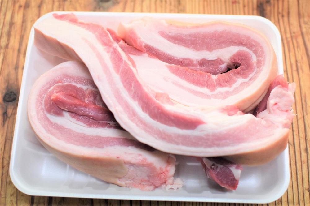 かつみの島豚いちばん豚バラブロック肉　1kg