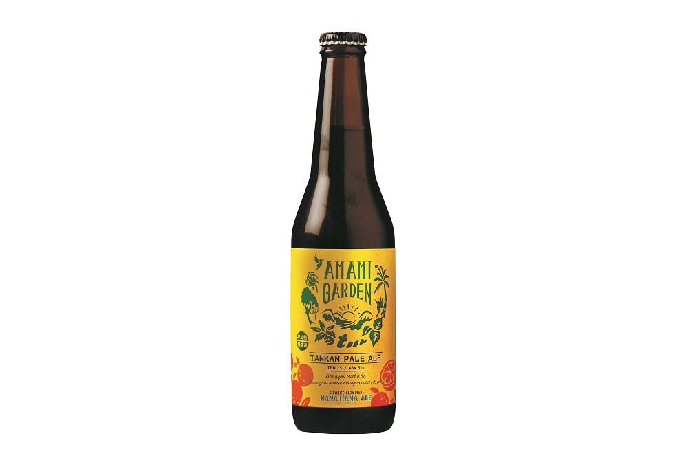 奄美群島地ビールAMAMIGARDEN TANKAN PALE ALE(アマミガーデン タンカンペールエール) 330ml 5本入り