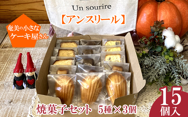 ★奄美の小さなケーキ屋さん★【アンスリール】焼菓子セット（15個入）