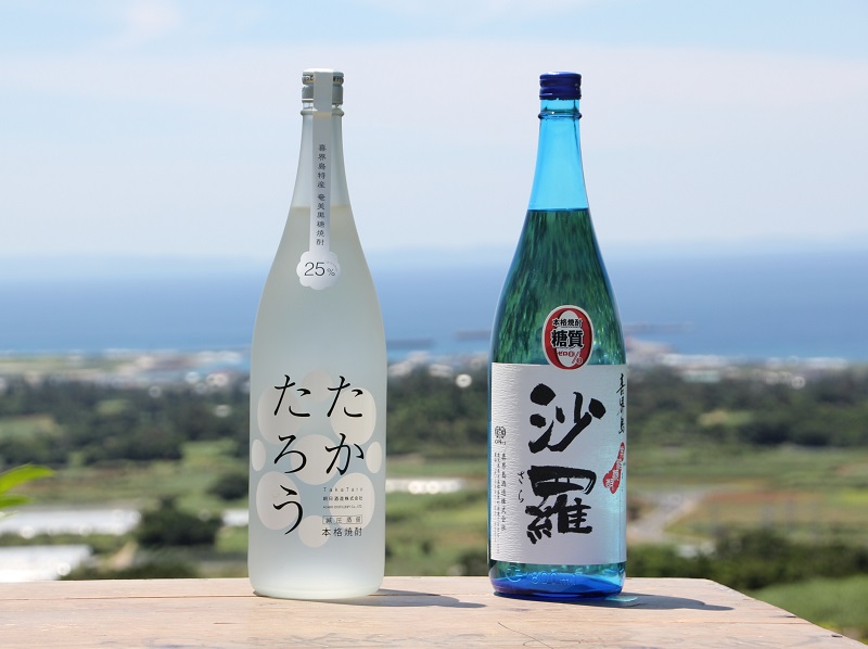 黒糖焼酎一升瓶２本セット（たかたろう・沙羅）