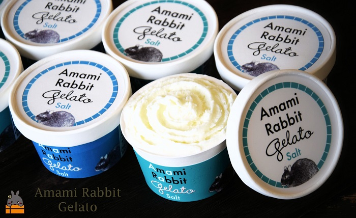 《年末（12月）お届け！》 ふるさと納税限定 美ら海の塩と濃厚ミルク。アマミラビットジェラート（Salt：8個）( アイス ジェラート スイーツ ウサギ うさぎ アマミノクロウサギ 濃厚 プレゼント ギフト 限定 世界自然遺産 徳之島町 鹿児島 人気 )