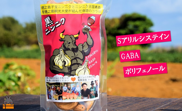 こだわりの波動熟成！ 鹿児島県徳之島産黒ニンニク（100g×1袋） ( にんにく ニンニク 熟成 GABA ポリフェノール Sアリルシスティン 健康食品 元気 長寿 徳之島 奄美 鹿児島 世界自然遺産 奄美海援隊 )