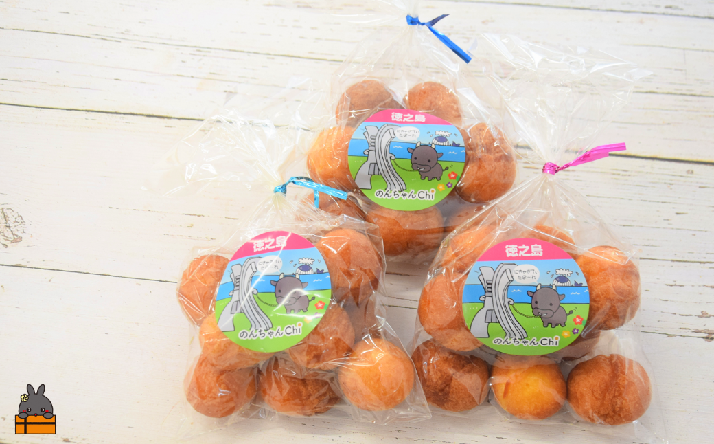 ふわふわやさしい甘み！のんちゃんChi 徳之島ドーナツ（プレーン3袋）（30個） （ お菓子 スイーツ ドーナツ アンダギー 徳之島 奄美 鹿児島 おやつ オススメ 美味しい ）