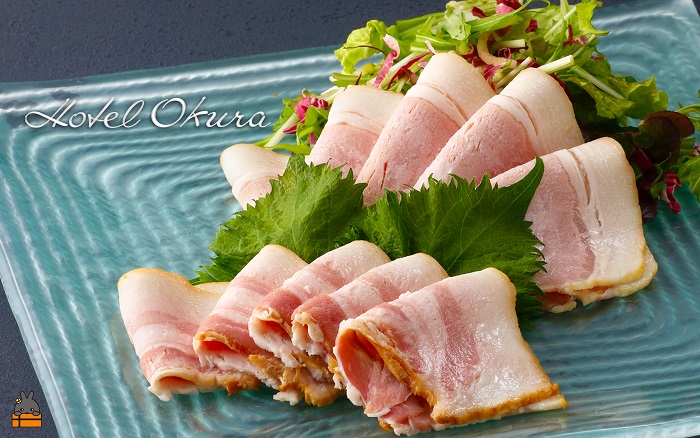 ホテルオークラエンタープライズ監修 徳之島産島豚グランドギフトB ( セット内容： 西京焼き ロースハム ベーコン チャーシュー )