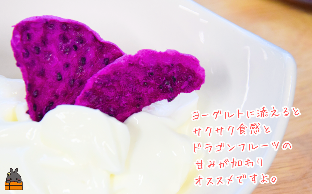 ドラゴンフルーツ 徳之島 宝赤（ほうせき）フリーズドライ（チップス×2袋）（ フルーツ 果物 フリーズドライ ドラゴンフルーツ 徳之島 奄美 鹿児島 アグリ嶺山 ）