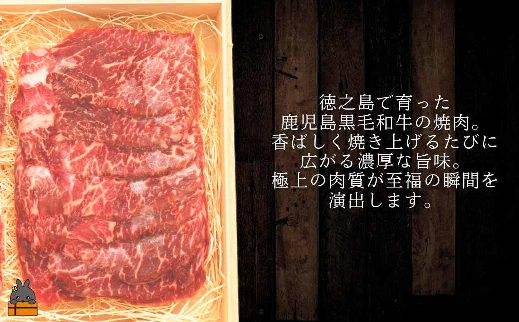 南原（はいばる）牧場 幻の徳之島牛 カルビ焼肉 300g ( 厳選 焼肉 プレミアム 高品質 鹿児島黒毛和牛 黒毛和牛 牛肉 万能 料理 徳之島 奄美 鹿児島 和牛ギャング )