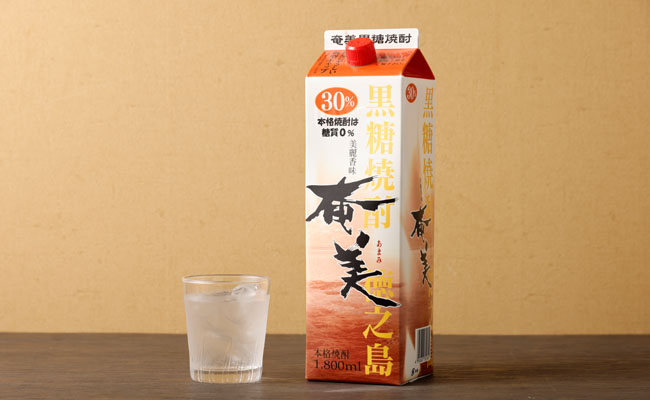 【鹿児島徳之島】黒糖焼酎 奄美 1800mlパック×12本セット 計21.6L 30度 焼酎 お酒 紙パック