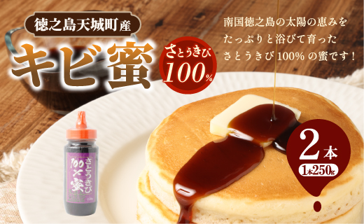 徳之島 天城町 キビ蜜 2本 （250g × 2） 黒糖シロップ シロップ きび蜜 さとうきび 調味料 ホットコーヒー 食パン ホットケーキ 平井製糖 国産 鹿児島県