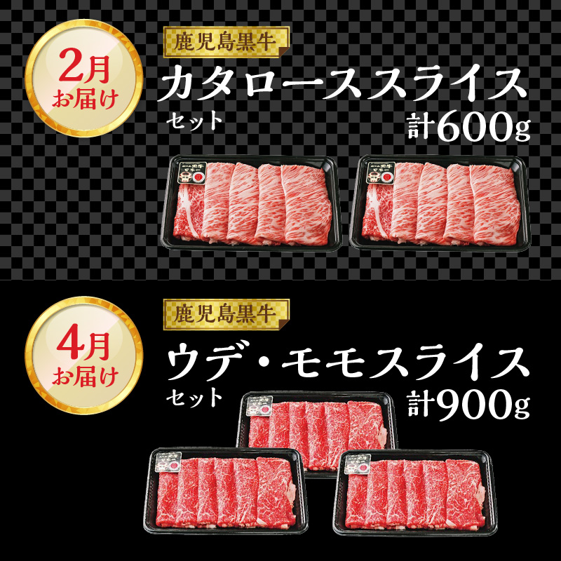 偶数月にお届け！鹿児島黒牛定期便 6回定期便