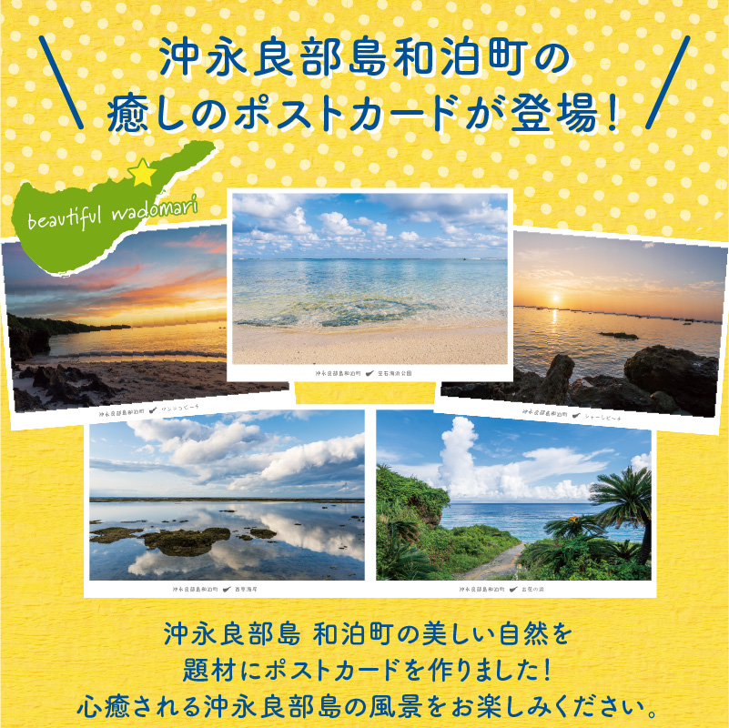 花と癒しの島！沖永良部島オリジナルポストカード（風景編）