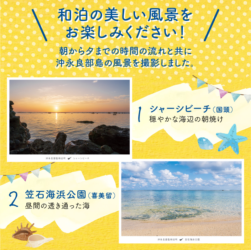 花と癒しの島！沖永良部島オリジナルポストカード（風景編）