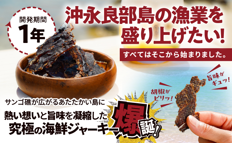 素潜り漁師マサル監修「マグロのジャーキー こくまろ味」30g×1袋　W062-012-01