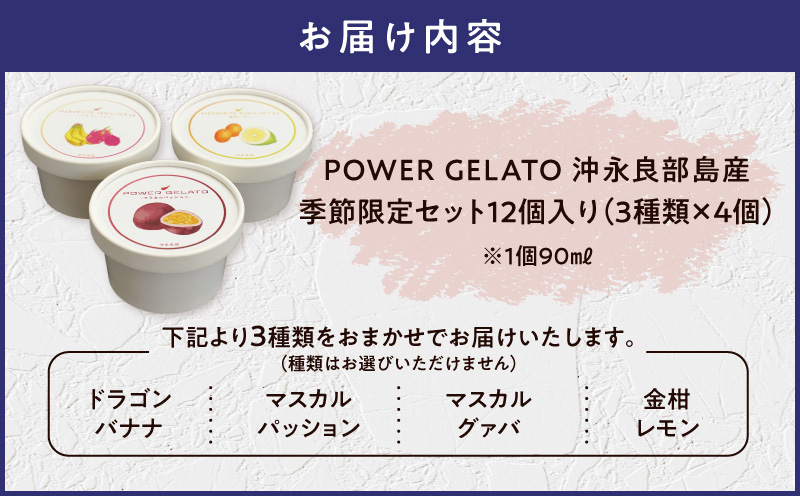 POWER GELATO（季節限定セット12個入り）　C073-003-02