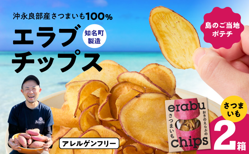 erabu chips（さつまいも） 2箱セット　C068-002-02